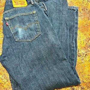 Levi 514 34 X 32 two pairs of dark wash jeans